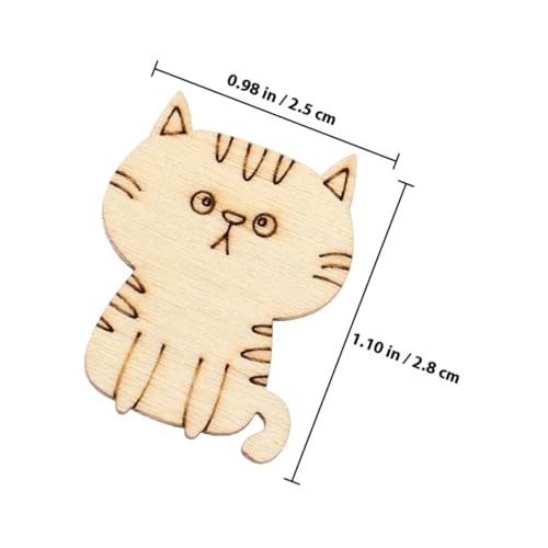 Homoyoyo 50 Stück Holz Katzen Ausschnitte Holzscheiben für DIY Bastelarbeiten Holzspielzeug zum Bemalen und Dekorieren Krippenfiguren Kreative Holz Deko für Kunstprojekte Homoyoyo 50 Stück Holz Katzen Ausschnitte Holzscheiben für DIY Bastelarbeiten Holzspielzeug zum Bemalen und Dekorieren Krippenfiguren Kreative Holz Deko für Kunstprojekte von Homoyoyo