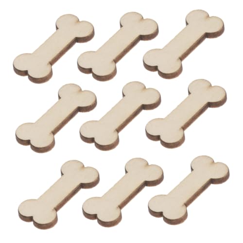 Homoyoyo 50 Stück Holz Knochen Anhänger Unbehandelt DIY Basteln Haustier Dekoration Hundeliebhaber Holzornamente Welpen Zubehör Homoyoyo 50 Stück Holz Knochen Anhänger Unbehandelt DIY Basteln Haustier Dekoration Hundeliebhaber Holzornamente Welpen Zubehör von Homoyoyo