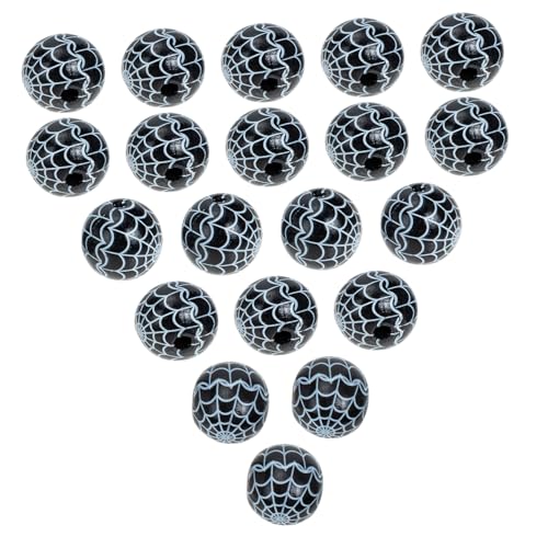 Homoyoyo 50 Stück Holzperlen mit Spinnennetz Muster Lose Holz Perlen für DIY Schmuckherstellung Basteln von Armbändern Halsketten Traumfängern Dekorationen zu Halloween und Festen Homoyoyo 50 Stück Holzperlen mit Spinnennetz Muster Lose Holz Perlen für DIY Schmuckherstellung Basteln von Armbändern Halsketten Traumfängern Dekorationen zu Halloween und Festen von Homoyoyo