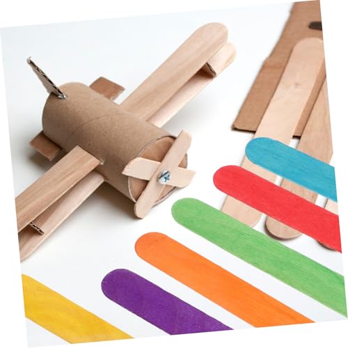 Homoyoyo 50 Stück Jumbo Bunte Eisstiele aus Holz Große Farbige Bastelstäbe für DIY Kreativprojekte Familienbasteln Kunstunterricht und Kinderhandwerk Vielseitige Bastelmaterialien Homoyoyo 50 Stück Jumbo Bunte Eisstiele aus Holz Große Farbige Bastelstäbe für DIY Kreativprojekte Familienbasteln Kunstunterricht und Kinderhandwerk Vielseitige Bastelmaterialien von Homoyoyo