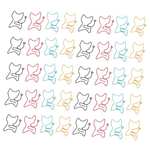 Homoyoyo 50 Stück Katzen Büroklammern aus Metall Bunte Cartoon Tierform Stabile Lesezeichen Clips für Büro Schule Katzenliebhaber Langlebig und Dekorativ Zufällige Farbe Zufällige Farbe Homoyoyo 50 Stück Katzen Büroklammern aus Metall Bunte Cartoon Tierform Stabile Lesezeichen Clips für Büro Schule Katzenliebhaber Langlebig und Dekorativ Zufällige Farbe Zufällige Farbe von Homoyoyo