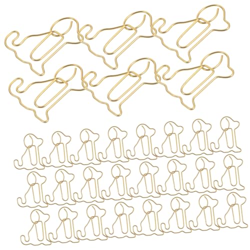 Homoyoyo 50 Stück Kleine Metall Büroklammern Sitzender Hund Design Kreative Lesezeichen Clips Langlebig für Büro Schüler Dokumentenorganisation Homoyoyo 50 Stück Kleine Metall Büroklammern Sitzender Hund Design Kreative Lesezeichen Clips Langlebig für Büro Schüler Dokumentenorganisation von Homoyoyo