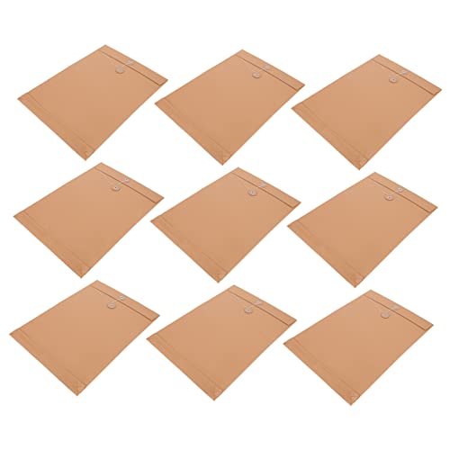 Homoyoyo 50 Stück Kraftpapier-Portfolio büroartikel büromaterial ordner cartape bürogadges bürozubehör schreibwaren Organisator aus Papier Tasche briefumschläge Dokumententräger Umschlag Homoyoyo 50 Stück Kraftpapier-Portfolio büroartikel büromaterial ordner cartape bürogadges bürozubehör schreibwaren Organisator aus Papier Tasche briefumschläge Dokumententräger Umschlag von Homoyoyo