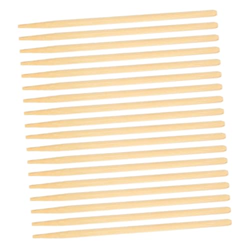 Homoyoyo 50 Stück Kratzstift für Kunststift-Sticks Stift-Bastelstäbe Zeichnen von Bastelstöcken Stiftwerkzeuge aus Holz Kunststöcke aus Holz Weihnachtsbastelstöcke Bambus Beige von Homoyoyo