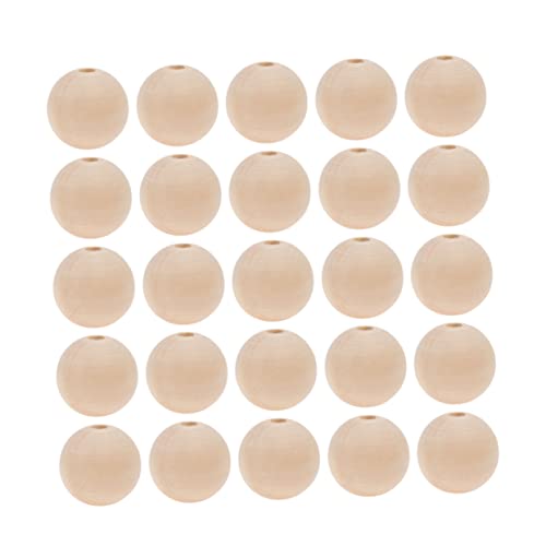 Homoyoyo 50 Stück Kreative Holzperlen Hellgelb Diy Bastelzubehör für Schmuckherstellung Armbänder Anhänger und Dekorationen Natürlichem Holz Homoyoyo 50 Stück Kreative Holzperlen Hellgelb Diy Bastelzubehör für Schmuckherstellung Armbänder Anhänger und Dekorationen Natürlichem Holz von Homoyoyo