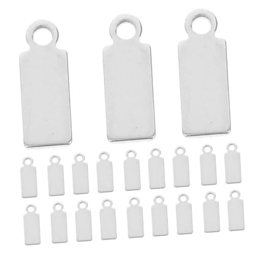 Homoyoyo 50 Stück Leerer Langer Anhänger Blanko-etikett Aus Aluminium Rechteckiger Stempel Sublimation Leere Hundemarke Schlüsselanhänger Bezaubert Masse Crimp-enden Silber Rostfreier Homoyoyo 50 Stück Leerer Langer Anhänger Blanko-etikett Aus Aluminium Rechteckiger Stempel Sublimation Leere Hundemarke Schlüsselanhänger Bezaubert Masse Crimp-enden Silber Rostfreier von Homoyoyo