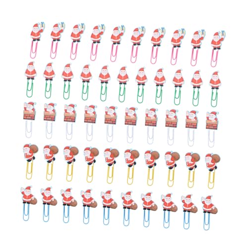 Homoyoyo 50 Stück Lesezeichen-Clip Büroklammern gefärbt Weihnachten einfach Weihnachts-Lesezeichen groß bookmark buch marker entzückende Clips Weihnachtsmann Büroklammern hölzern Colorful Homoyoyo 50 Stück Lesezeichen-Clip Büroklammern gefärbt Weihnachten einfach Weihnachts-Lesezeichen groß bookmark buch marker entzückende Clips Weihnachtsmann Büroklammern hölzern Colorful von Homoyoyo