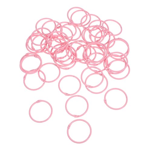 Homoyoyo 50 Stück Metall Binder Ringe Innendurchmesser Lose Ringe für Karteikarten Schlüsselanhänger Notizbücher Vielseitige Organisatoren für Büro Schule und Zuhause in Rosa Homoyoyo 50 Stück Metall Binder Ringe Innendurchmesser Lose Ringe für Karteikarten Schlüsselanhänger Notizbücher Vielseitige Organisatoren für Büro Schule und Zuhause in Rosa von Homoyoyo