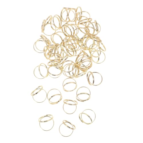 Homoyoyo 50 Stück Metall Kartenhalter Platzkartenhalter Tischkartenhalter für Restaurant Hochzeit Fotohalter Memo Notizenhalter Tischdekoration Gold Rund Robust Langlebig von Homoyoyo