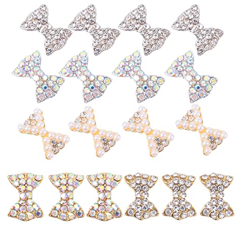Homoyoyo 50 Stück Nagelkunst Charms mit Strass Dekorative Schleifen für DIY Nageldesign für Maniküre Handwerksprojekte und Besondere Anlässe Homoyoyo 50 Stück Nagelkunst Charms mit Strass Dekorative Schleifen für DIY Nageldesign für Maniküre Handwerksprojekte und Besondere Anlässe von Homoyoyo