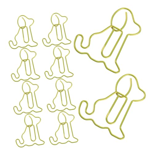 Homoyoyo 50 Stück Niedliche Hund Büroklammern Kreative Metallene Lesezeichen für Bürobedarf Dekorative Papierclips mit Süßem Welpen Design für Organisation von Dokumenten und Notizen Homoyoyo 50 Stück Niedliche Hund Büroklammern Kreative Metallene Lesezeichen für Bürobedarf Dekorative Papierclips mit Süßem Welpen Design für Organisation von Dokumenten und Notizen von Homoyoyo