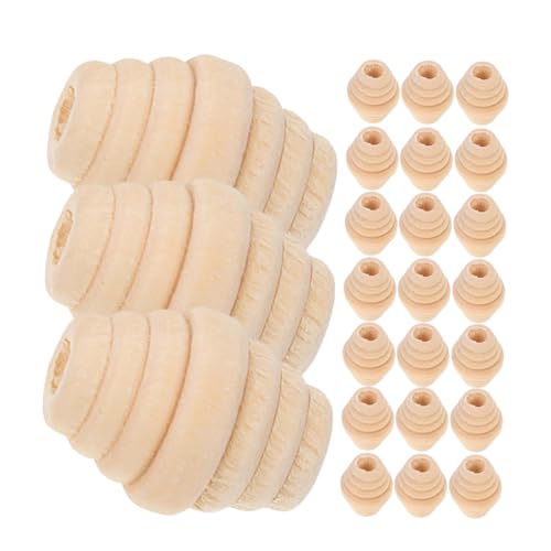 Homoyoyo 50 Stück Ovale Gewindete Holzperlen als Spacer Beads für DIY Schmuckherstellung Natürliche Holzfarbe Vielseitig Einsetzbar für Basteln Armbänder Ketten und Dekorationen Homoyoyo 50 Stück Ovale Gewindete Holzperlen als Spacer Beads für DIY Schmuckherstellung Natürliche Holzfarbe Vielseitig Einsetzbar für Basteln Armbänder Ketten und Dekorationen von Homoyoyo