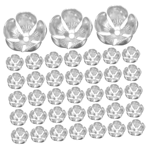 Homoyoyo 50 Stück Perlenkappen für Schmuck Kleine Runde Endkappen DIY Armband Zubehör Stabile Blütenform für Perlen Vielseitig für Halsketten und Bastelprojekte Homoyoyo 50 Stück Perlenkappen für Schmuck Kleine Runde Endkappen DIY Armband Zubehör Stabile Blütenform für Perlen Vielseitig für Halsketten und Bastelprojekte von Homoyoyo
