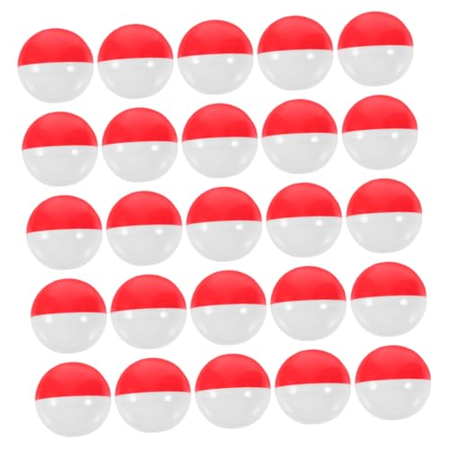 Homoyoyo 50 Stück Runde Nachfüllbare Vending Balls Kunststoffkapseln für Kaugummiautomaten Partygeschenke und Spielzeugaufbewahrung Rot Weiß Homoyoyo 50 Stück Runde Nachfüllbare Vending Balls Kunststoffkapseln für Kaugummiautomaten Partygeschenke und Spielzeugaufbewahrung Rot Weiß von Homoyoyo