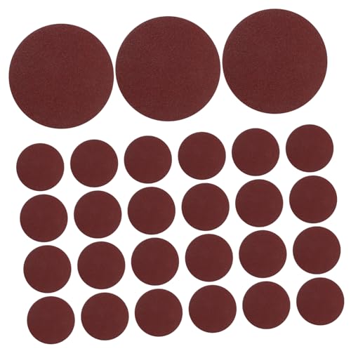 Homoyoyo 50 Stück Schleifpapier Polieren Trockene Schleifscheiben Sandpapier Nass Schleifscheibe Schleifpapier Schleifpads Runden Schleifen Schleifpapier Bohraufsatz Aluminiumoxid von Homoyoyo
