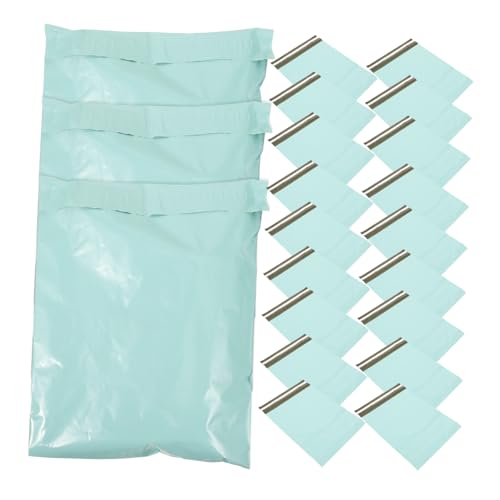 Homoyoyo 50 Stück Selbstklebende Versandtaschen Wasserfeste Reißfeste Grüne Postbeutel Professionelle Tragbare Verpackungstaschen für Kleidung und Kosmetik Praktische Versandschutzhüllen von Homoyoyo
