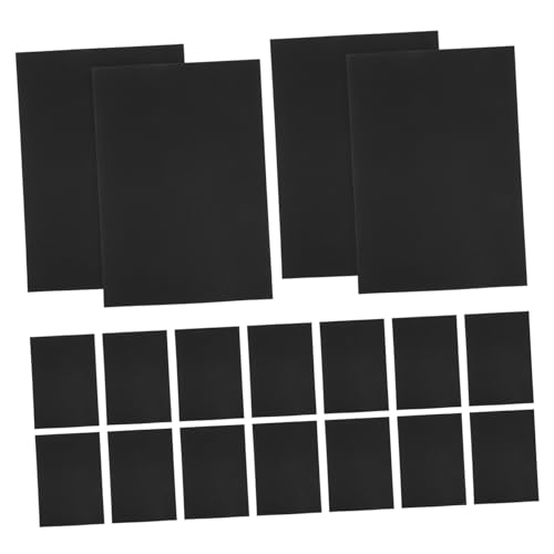 Homoyoyo 50 Stück Strukturiertes Papier Montagetafel Kartonpapier, Farbiges Papier Steifer Filz Papierdrucker Kartenzubehör Normales Papier Wandpolsterung Farbiges Druckerpapier Schwarz Homoyoyo 50 Stück Strukturiertes Papier Montagetafel Kartonpapier, Farbiges Papier Steifer Filz Papierdrucker Kartenzubehör Normales Papier Wandpolsterung Farbiges Druckerpapier Schwarz von Homoyoyo