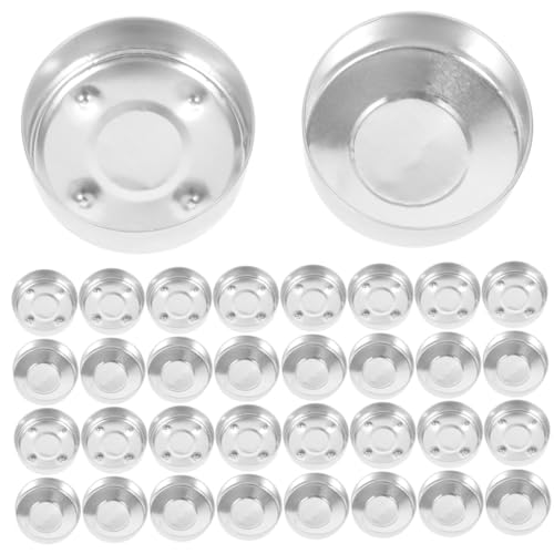 Homoyoyo 50 Stück Teelichthalter Aluminium Leer Robust Langlebig Retro Stil Kerzenbecher DIY Kerzenherstellung Geeignet Dekoration für Zuhause und Homoyoyo 50 Stück Teelichthalter Aluminium Leer Robust Langlebig Retro Stil Kerzenbecher DIY Kerzenherstellung Geeignet Dekoration für Zuhause und von Homoyoyo