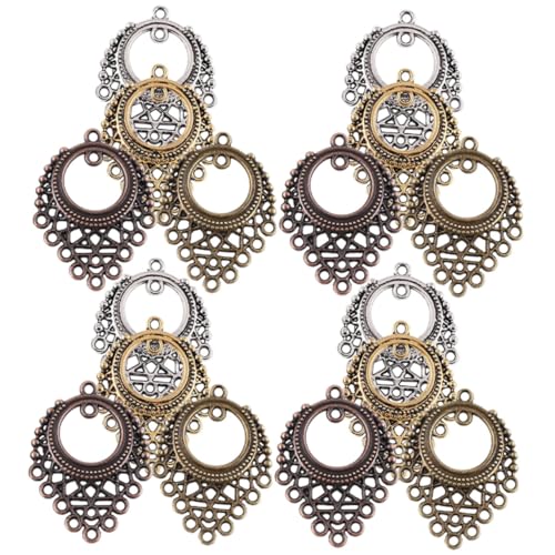Homoyoyo 50 Stück Teiliges Anhänger für Schmuckherstellung Hohle Legierungscharms DIY Halsketten und Armband Accessoires Langlebige Stabile Anhänger für Ohrringe und Bastelprojekte Homoyoyo 50 Stück Teiliges Anhänger für Schmuckherstellung Hohle Legierungscharms DIY Halsketten und Armband Accessoires Langlebige Stabile Anhänger für Ohrringe und Bastelprojekte von Homoyoyo