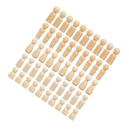 Homoyoyo 50 Stück Teiliges DIY Holzpuppen für Kreative Bastelprojekte Farbige Holzfiguren für Kreativität und Vorstellungskraft Hochwertige Holzdekoration für Zuhause und Bastelstudios Homoyoyo 50 Stück Teiliges DIY Holzpuppen für Kreative Bastelprojekte Farbige Holzfiguren für Kreativität und Vorstellungskraft Hochwertige Holzdekoration für Zuhause und Bastelstudios von Homoyoyo