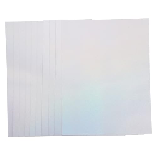 Homoyoyo 50 Stück Teiliges Holografisches Glitzer Kartonpapier Spiegelnde Schimmernde Origami Faltpapier Quadrate Robustes Papier für Kunsthandwerk Partydeko Einladungen Kreative von Homoyoyo