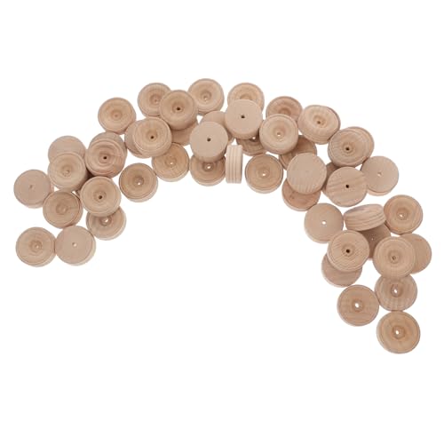 Homoyoyo 50 Stück Teiliges Holzräder für DIY Bastelprojekte Handgefertigte Holzräder für Modellautos und Lehrprojekte für Stem Unterricht und Kreative Fahrzeugmodelle Homoyoyo 50 Stück Teiliges Holzräder für DIY Bastelprojekte Handgefertigte Holzräder für Modellautos und Lehrprojekte für Stem Unterricht und Kreative Fahrzeugmodelle von Homoyoyo