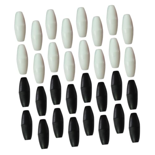 Homoyoyo 50 Stück Teiliges Kunststoff sicherheitsverschlüsse für DIY Schmuck Leichte Große Schnurverbinder in Schwarz und Weiß Robuste Glatte Kunststoff bindeklips für Halsketten und Homoyoyo 50 Stück Teiliges Kunststoff sicherheitsverschlüsse für DIY Schmuck Leichte Große Schnurverbinder in Schwarz und Weiß Robuste Glatte Kunststoff bindeklips für Halsketten und von Homoyoyo