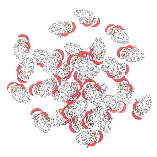 Homoyoyo 50 Stück Teiliges Santa Claus Holzperlen Glatte Oberfläche Kreative Weihnachts DIY Perlen für Basteln als Christbaumschmuck oder Vielseitig für Dekorationen und Handarbeiten Homoyoyo 50 Stück Teiliges Santa Claus Holzperlen Glatte Oberfläche Kreative Weihnachts DIY Perlen für Basteln als Christbaumschmuck oder Vielseitig für Dekorationen und Handarbeiten von Homoyoyo