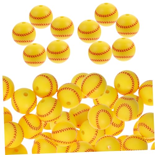 Homoyoyo 50 Stück Teiliges Silikon Perlen für DIY Schmuckherstellung Kleine Langlebige Spacer Perlen mit Glatter Oberfläche für Armbänder Halsketten Handgemachte Accessoires Homoyoyo 50 Stück Teiliges Silikon Perlen für DIY Schmuckherstellung Kleine Langlebige Spacer Perlen mit Glatter Oberfläche für Armbänder Halsketten Handgemachte Accessoires von Homoyoyo
