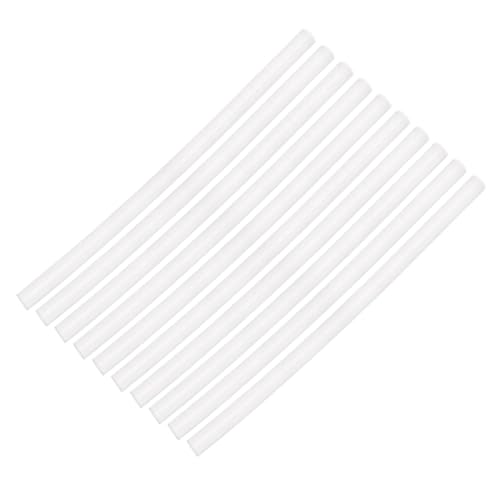 Homoyoyo 50 Stück Teiliges Transparent Weißer Heißklebesticks Geruchlos Flexibel Klebend Passend für Heißklebepistolen Vielseitig für Holz Metall Papier DIY Reparaturen von Homoyoyo