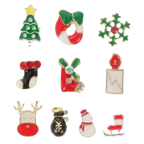 Homoyoyo 50 Stück Teiliges Weihnachts Nageldekor mit Bunten Cartoon Motiven Kompakte Maniküre Zubehör für Natürliche und Künstliche Nägel Einfache Anwendung Vielseitig für DIY Nail Art und Homoyoyo 50 Stück Teiliges Weihnachts Nageldekor mit Bunten Cartoon Motiven Kompakte Maniküre Zubehör für Natürliche und Künstliche Nägel Einfache Anwendung Vielseitig für DIY Nail Art und von Homoyoyo