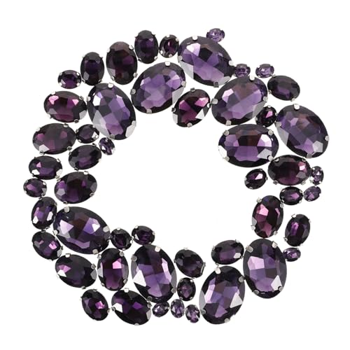 Homoyoyo 50 Stück Tiefviolette Glas Krallen strasssteine zum Aufnähen Kleine DIY Schmucksteine für Bastelarbeiten Bekleidungs Handyhüllen dekoration Glitzernde Nähsteine für Handarbeiten Homoyoyo 50 Stück Tiefviolette Glas Krallen strasssteine zum Aufnähen Kleine DIY Schmucksteine für Bastelarbeiten Bekleidungs Handyhüllen dekoration Glitzernde Nähsteine für Handarbeiten von Homoyoyo