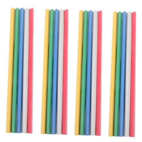 Homoyoyo 50 Stück Translucent Slide Binders Farbige Kunststoff Bindestangen für Dokumentenordner Einfaches Hinzufügen und Entfernen von für Schule und Büro von Homoyoyo