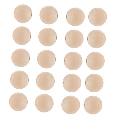 Homoyoyo 50 Stück Unlackierte Holzperlen Runde Spacer Beads Naturfarbe für DIY Schmuck Armbänder und Handwerksprojekte Holzperlen für Kreative Bastelarbeiten Homoyoyo 50 Stück Unlackierte Holzperlen Runde Spacer Beads Naturfarbe für DIY Schmuck Armbänder und Handwerksprojekte Holzperlen für Kreative Bastelarbeiten von Homoyoyo