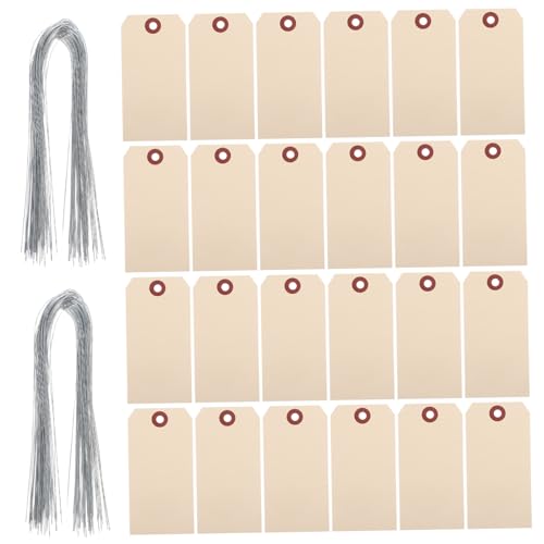 Homoyoyo 50 Stück Versandetiketten aus Robustem Manila mit Draht Leere Verpackungsetiketten Vielseitig Einsetzbar für Versand Verpackung und Produktkennzeichnung Stabile Markierungshilfe Homoyoyo 50 Stück Versandetiketten aus Robustem Manila mit Draht Leere Verpackungsetiketten Vielseitig Einsetzbar für Versand Verpackung und Produktkennzeichnung Stabile Markierungshilfe von Homoyoyo