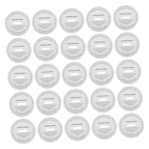 Homoyoyo 50 Stück Wachshandgemachte Schutzabdeckungen für Kerzen Runde Staubdichte Papierhüllen für DIY Aromatherapie Kerzen Durchmesser Weiß Homoyoyo 50 Stück Wachshandgemachte Schutzabdeckungen für Kerzen Runde Staubdichte Papierhüllen für DIY Aromatherapie Kerzen Durchmesser Weiß von Homoyoyo