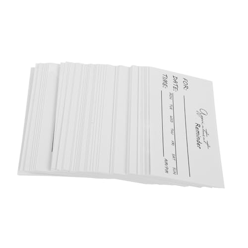 Homoyoyo 50 Stück Weiße Terminkarten zum Beschriften Teiliges mit Glattem Papier Vielseitige Erinnerungskarten für Büro Praxis und Zuhause Praktische Beschreibbare Appointment Cards Homoyoyo 50 Stück Weiße Terminkarten zum Beschriften Teiliges mit Glattem Papier Vielseitige Erinnerungskarten für Büro Praxis und Zuhause Praktische Beschreibbare Appointment Cards von Homoyoyo
