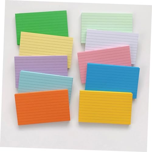 Homoyoyo 500 Blatt Farbige Indexkarten Farben Multifunktionale Blanko und Graffiti Karten für Büro Schule Reisen Handliche und Memo Karten ohne Lochung von Homoyoyo