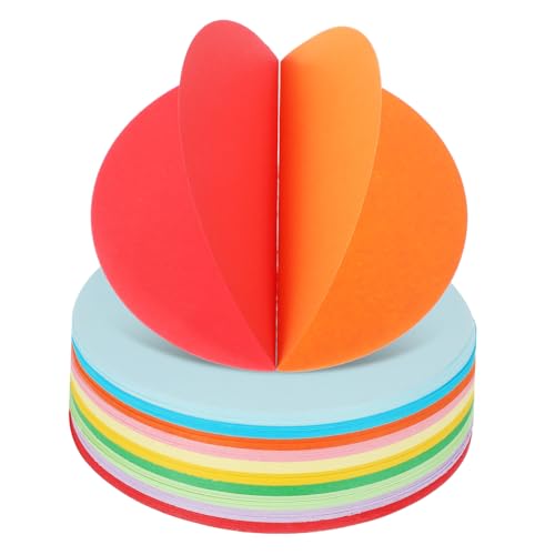 Homoyoyo 500 Blatt Papierkreise für Origami Farbiges Bastelpapier und Leicht für Projekte und für Homoyoyo 500 Blatt Papierkreise für Origami Farbiges Bastelpapier und Leicht für Projekte und für von Homoyoyo