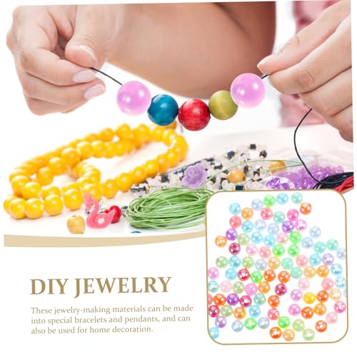 Homoyoyo 500 Stück Bunte Kunststoffperlen mit Kleinem zum Auffädeln DIY Schmuckherstellung für Armbänder Halsketten Langlebige Spacer Perlen Vielseitig für Bastelprojekte und Dekorationen Homoyoyo 500 Stück Bunte Kunststoffperlen mit Kleinem zum Auffädeln DIY Schmuckherstellung für Armbänder Halsketten Langlebige Spacer Perlen Vielseitig für Bastelprojekte und Dekorationen von Homoyoyo
