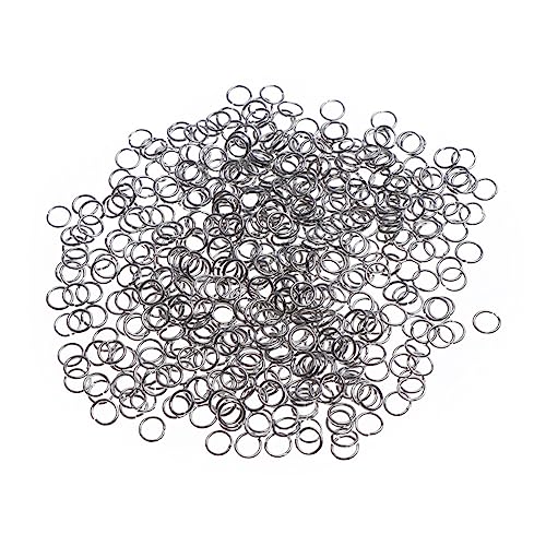 Homoyoyo 500 Stück DIY Closed-Mund Circle runden Schild schließen Kette zur Schmuckherstellung Sterling Modisch geschlossene Biegeringe Sprungring Schmuck Schmuckringe machen Silber Homoyoyo 500 Stück DIY Closed-Mund Circle runden Schild schließen Kette zur Schmuckherstellung Sterling Modisch geschlossene Biegeringe Sprungring Schmuck Schmuckringe machen Silber von Homoyoyo
