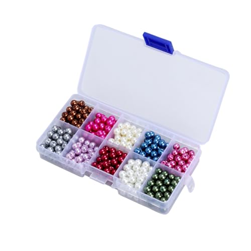 Homoyoyo 500 Stück Glasperlen Imitationsperlen für Schmuckherstellung Bastelperlen zum Auffädeln von Halsketten Armbändern und DIY Schmuck Langlebige Perlen für Kreative Designs Homoyoyo 500 Stück Glasperlen Imitationsperlen für Schmuckherstellung Bastelperlen zum Auffädeln von Halsketten Armbändern und DIY Schmuck Langlebige Perlen für Kreative Designs von Homoyoyo