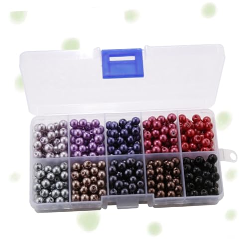 Homoyoyo 500 Stück Glasperlen Runde Satin perlen Beading Schmuckset Spacer Beads für Schmuckherstellung Armbänder Basteln DIY Zubehör Homoyoyo 500 Stück Glasperlen Runde Satin perlen Beading Schmuckset Spacer Beads für Schmuckherstellung Armbänder Basteln DIY Zubehör von Homoyoyo