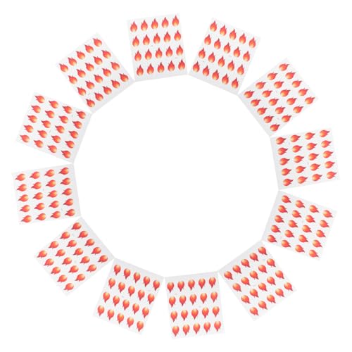 Homoyoyo 500 Stück Mini Feuerflammen Aufkleber Wasserdichte Kleine DIY Sticker mit Starkem Haftkleber Realistische Flammenetiketten für Scrapbooking Gewürzgläser und Bastelprojekte Homoyoyo 500 Stück Mini Feuerflammen Aufkleber Wasserdichte Kleine DIY Sticker mit Starkem Haftkleber Realistische Flammenetiketten für Scrapbooking Gewürzgläser und Bastelprojekte von Homoyoyo