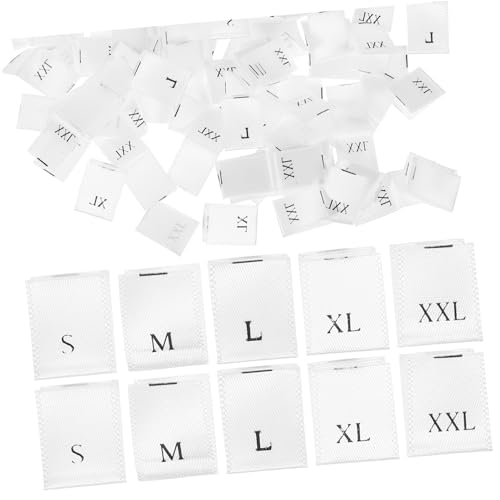 Homoyoyo 500 Stück Quilt-etiketten Personalisiert Zum Aufnähen Kleine Etiketten Für Kleidungsstücke Kostüm Größenetiketten Namensschilder Für Kleidung Kleidergrößenetiketten Weiß Schleife Homoyoyo 500 Stück Quilt-etiketten Personalisiert Zum Aufnähen Kleine Etiketten Für Kleidungsstücke Kostüm Größenetiketten Namensschilder Für Kleidung Kleidergrößenetiketten Weiß Schleife von Homoyoyo