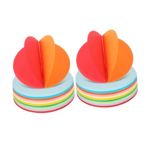Homoyoyo 500 Stück Rundes Origami Papier Doppelseitig Bastelpapier für DIY Handarbeiten Schulprojekte Familienaktivitäten Robustes Handwerksmaterial für Kreative Dekorationen Homoyoyo 500 Stück Rundes Origami Papier Doppelseitig Bastelpapier für DIY Handarbeiten Schulprojekte Familienaktivitäten Robustes Handwerksmaterial für Kreative Dekorationen von Homoyoyo