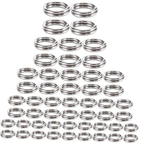 Homoyoyo 500Stücke Sprungringe Rostfreie Doppelschleifen Verbinder Für Schmuckherstellung Armbandzubehör Und Handarbeiten Hochwertige Biegeringe Für Halsketten Und Armbänder Homoyoyo 500Stücke Sprungringe Rostfreie Doppelschleifen Verbinder Für Schmuckherstellung Armbandzubehör Und Handarbeiten Hochwertige Biegeringe Für Halsketten Und Armbänder von Homoyoyo