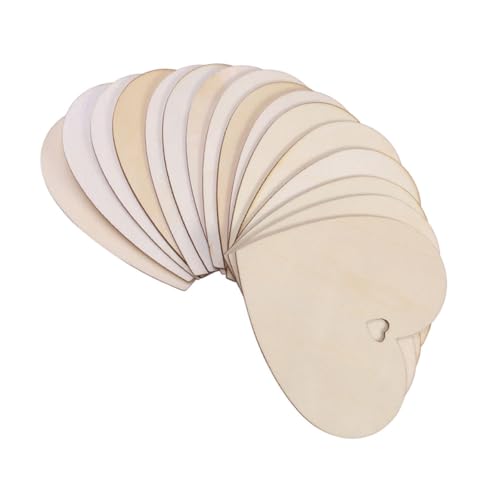 Homoyoyo 50Stücke DIY Holzscheiben Herzform Unbehandelt Natürliche Holzscheiben für Bastelarbeiten Hochzeit Scrapbooking Unvollendete Untersetzer zum Bemalen Homoyoyo 50Stücke DIY Holzscheiben Herzform Unbehandelt Natürliche Holzscheiben für Bastelarbeiten Hochzeit Scrapbooking Unvollendete Untersetzer zum Bemalen von Homoyoyo
