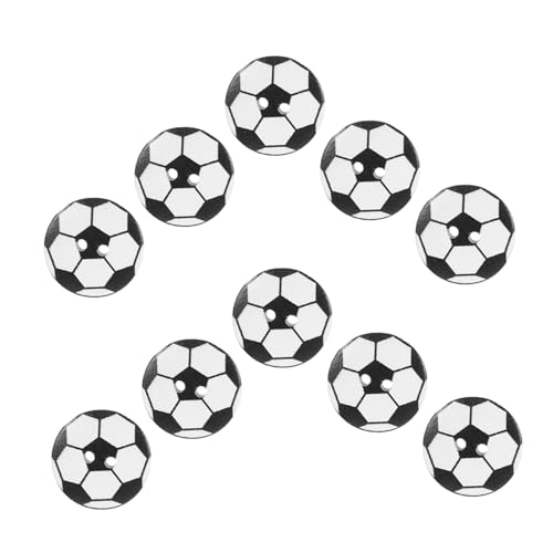 Homoyoyo 50Stücke Fußball Holzknöpfe DIY Näharbeiten Vintage Zierknöpfe für Kleidung und Bastelprojekte Langlebig und Kreativ für Fußball Themen Handgefertigt Homoyoyo 50Stücke Fußball Holzknöpfe DIY Näharbeiten Vintage Zierknöpfe für Kleidung und Bastelprojekte Langlebig und Kreativ für Fußball Themen Handgefertigt von Homoyoyo