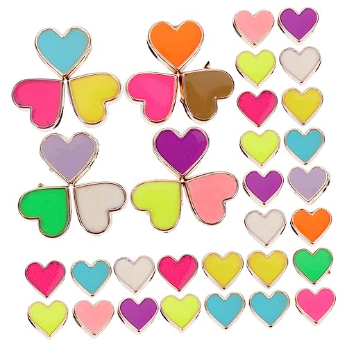 Homoyoyo 50Stücke Herzperlen DIY Herzförmige Loose Beads Spacer Perlen Für Schmuckherstellung Ccb Doppel Seiten Tropföl Herzperlen Roségold Mischfarbe Für Halsketten Homoyoyo 50Stücke Herzperlen DIY Herzförmige Loose Beads Spacer Perlen Für Schmuckherstellung Ccb Doppel Seiten Tropföl Herzperlen Roségold Mischfarbe Für Halsketten von Homoyoyo